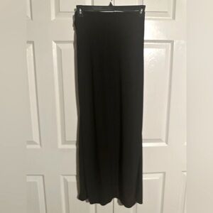 Elegant Black A-Line Skirt